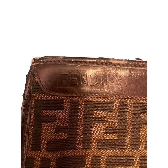 Fendi Zucca Monogram Pouch Vintage 90’s - Picture 4 of 6